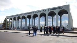 Два телетрапа монтируют в аэропорту города Ставрополя