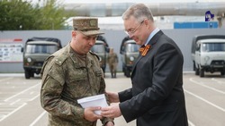 Глава Ставрополья передал военным ключи от антидроновых машин
