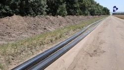 Новый водовод от Сенгилеевского водозабора построен на треть