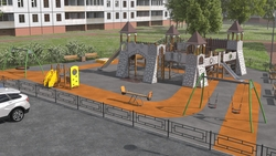 В северо-западном районе Ставрополя благоустроят детскую и спортивную площадки