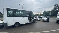 В Ставрополе два пассажира маршрутки пострадали в ДТП