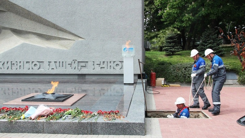 Техосмотр мемориала «Огонь Вечной Славы» провели в Ставрополе перед Днём Победы