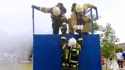 В Будённовске прошли состязания за звание «Лучшее звено газодымозащитной службы»