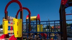 Обновлённую детскую площадку открыли в Ставрополе 